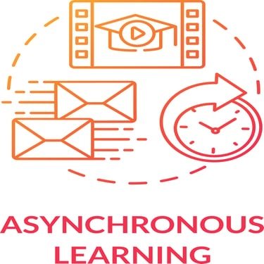 Synchronous and asynchronous learning